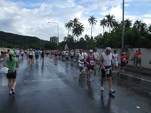 returning runners on the right