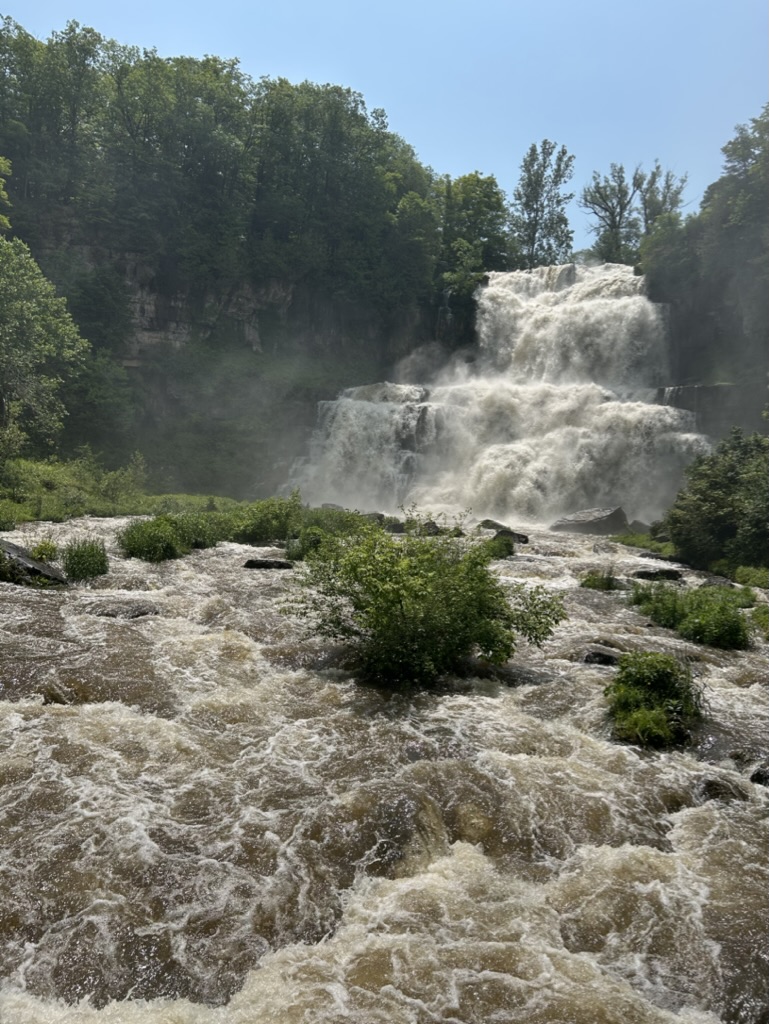 Chittenango Falls from the bottom of the falls
